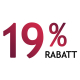 19% Rabatt