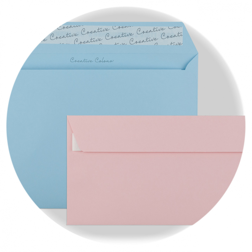 Creative Colour - hellblau und rosa