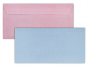Wahlumschläge DL - rot und blau